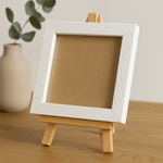 Load image into Gallery viewer, 4x4 Inch Mini Blank Photo Frame | Textured Black & White