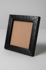 Load image into Gallery viewer, 4x4 Inch Mini Blank Photo Frame | Textured Black & White