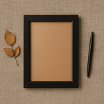 Load image into Gallery viewer, 4x6/A6 Blank Photo Frame 0.5 Inch Moulding | Plain Black & White | Acrylic Front | Wall Mount