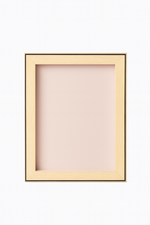 Load image into Gallery viewer, 8x10 Inch 1 Inch depth shadow box frame | Step Natural Wood Shade | Stand with wall mount hooks