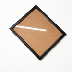 Load image into Gallery viewer, A4 Blank Photo Frame 0.5 Inch Moulding | Textured Black & White | Acrylic Front | Wall Mount