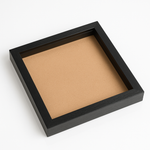 Load image into Gallery viewer, 10x10 Inch Shadow Box Frame | Textured White & Black | 1 Inch Depth | for Quilling Art, Miniatures & 3D Art