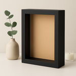 Load image into Gallery viewer, Premium Depth Box Frame | Shadow Box for 3D Casting, Miniatures (BLACK)