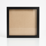 Load image into Gallery viewer, 10x10 Inch Shadow Box Frame | Plain White & Black | 1 Inch Depth | for Quilling Art, Miniatures, Die Cast Cars & 3D Art