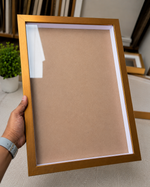 Load image into Gallery viewer, Antique Gold 1-Inch Shadow Box Frame – A3 / 11.7×16.5 Inch | Premium 3D Display Frame