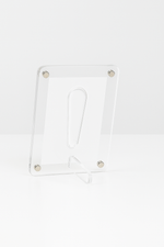 Load image into Gallery viewer, 3x4 Inch Magnetic Polaroid Acrylic Frame with Stand – Clear Acrylic Photo Frame for Custom Gifting & Display