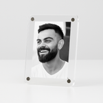 Load image into Gallery viewer, 3x4 Inch Magnetic Polaroid Acrylic Frame with Stand – Clear Acrylic Photo Frame for Custom Gifting & Display