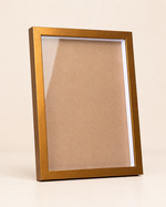 Load image into Gallery viewer, Antique Gold 1-Inch Shadow Box Frame – A4 / 8.3×11.7 Inch | Premium 3D Display Frame
