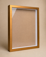 Load image into Gallery viewer, Antique Gold 1-Inch Shadow Box Frame – A3 / 11.7×16.5 Inch | Premium 3D Display Frame