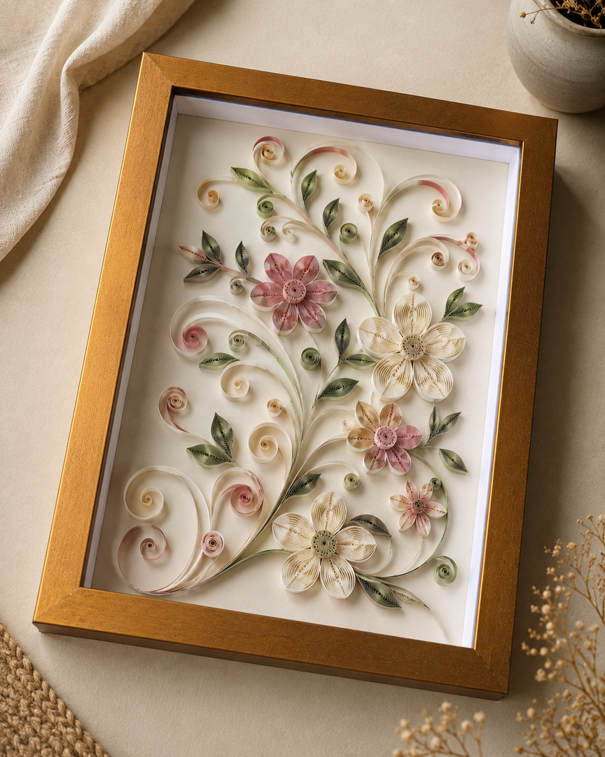 Antique Gold 1-Inch Shadow Box Frame – A3 / 11.7×16.5 Inch | Premium 3D Display Frame