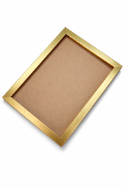Golden Metallic A4 Shadow Box Frame – 1 Inch Depth(approx) with Acrylic Front