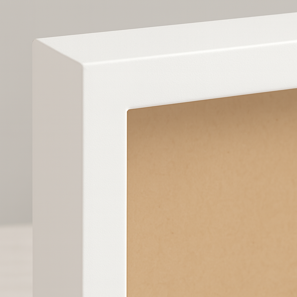 Premium Depth Box Frame | Shadow Box for 3D Casting, Miniatures (WHITE)