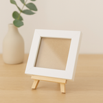 Load image into Gallery viewer, 2.5x2.5 Inch Micro Blank Photo Frame | Plain Black &amp; White
