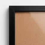Load image into Gallery viewer, A4 Blank Photo Frame 0.5 Inch Moulding | Plain Black &amp; White | Acrylic Front | Wall Mount
