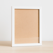 A4 Blank Photo Frame 0.5 Inch Moulding | Plain Black & White | Acrylic Front | Wall Mount