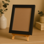 Load image into Gallery viewer, 4x6/A6 Blank Photo Frame 0.5 Inch Moulding | Plain Black &amp; White | Acrylic Front | Wall Mount
