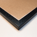 Load image into Gallery viewer, A4 Blank Photo Frame 0.5 Inch Moulding | Textured Black &amp; White | Acrylic Front | Wall Mount