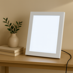 Load image into Gallery viewer, A4 Shadow Box Frame 1 Inch Depth with High Brightness LED With LGP Sheet | Plain Black &amp; White
