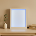 Load image into Gallery viewer, A4 Shadow Box Frame 1 Inch Depth with High Brightness LED With LGP Sheet | Textured Black &amp; White
