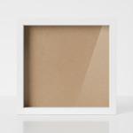 Load image into Gallery viewer, 10x10 Inch Shadow Box Frame | Plain White &amp; Black | 1 Inch Depth | for Quilling Art, Miniatures, Die Cast Cars &amp; 3D Art
