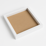Load image into Gallery viewer, 10x10 Inch Shadow Box Frame | Plain White &amp; Black | 1 Inch Depth | for Quilling Art, Miniatures, Die Cast Cars &amp; 3D Art
