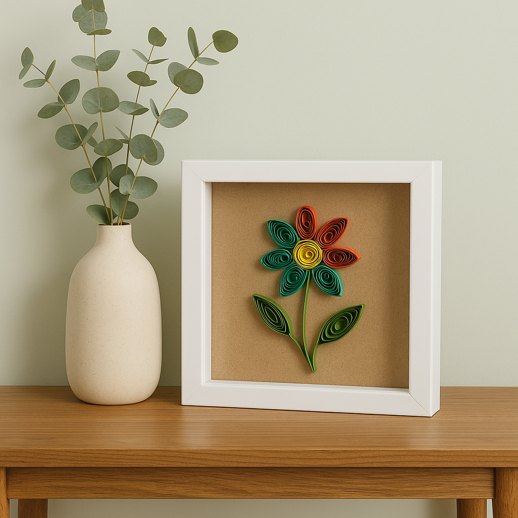 10x10 Inch Shadow Box Frame | Plain White & Black | 1 Inch Depth | for Quilling Art, Miniatures, Die Cast Cars & 3D Art