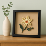 Load image into Gallery viewer, 10x10 Inch Shadow Box Frame | Plain White &amp; Black | 1 Inch Depth | for Quilling Art, Miniatures, Die Cast Cars &amp; 3D Art
