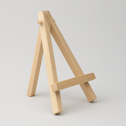 Mini Wooden Easel Stand 5 Inch Tabletop Display | Mini Art, Photo Frame, Card Holder for Events & Home Décor