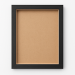 Load image into Gallery viewer, A4 Textured Shadow Box Frame White &amp; Black | 1 Inch Depth Wall Mount Display for 3D Art, Miniatures &amp; Crafts
