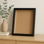 Load image into Gallery viewer, A4 Textured Shadow Box Frame White &amp; Black | 1 Inch Depth Wall Mount Display for 3D Art, Miniatures &amp; Crafts

