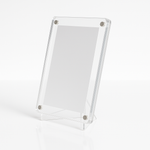 Load image into Gallery viewer, 4x6 Inch / A6 Magnetic Polaroid Acrylic Frame with Tabletop Stand | Fridge Magnet &amp; Desk Display
