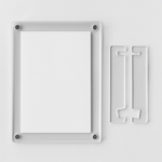 Load image into Gallery viewer, 4x6 Inch / A6 Magnetic Polaroid Acrylic Frame with Tabletop Stand | Fridge Magnet &amp; Desk Display
