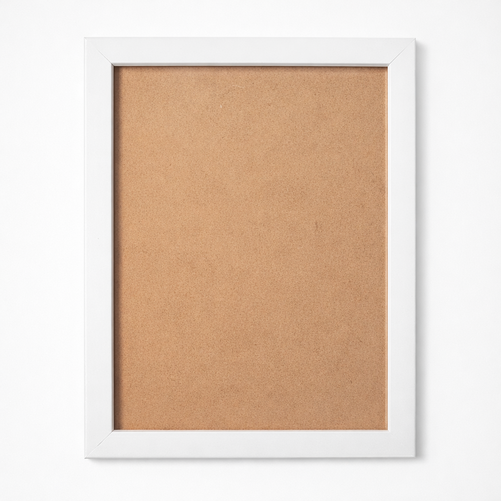 A5/6x8 inch Photo Frame 0.5 Inch Moulding | Plain Black & White | Acrylic Front | Wall Mount