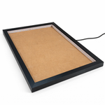 Load image into Gallery viewer, A3 1 Inch Depth LED Shadow Box Frame | Textured White &amp; Black